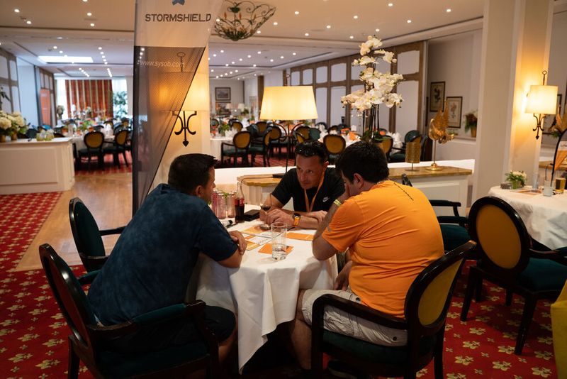 Sven Kirk, Stormshield – im Gespräch beim Hersteller-Speed-Dating (Bild: Sysob)
