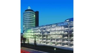 Das Gebäude der Mercedes-Benz-Niederlassung in München. (Archiv: Vogel Business Media)