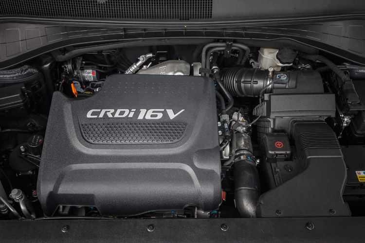 Unter der Haube steckt ein 2,2-Liter-Diesel mit 200 PS. (Foto: Kia)