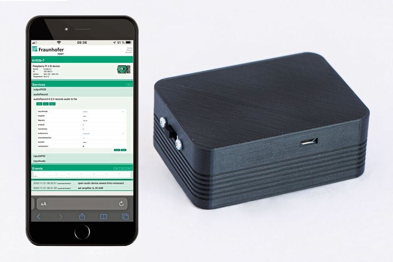 Die Klickerkennung des Fraunhofer IDMT kann in das Meldewesen integriert und über ein Interface dargestellt werden. (Bild: Fraunhofer IDMT)