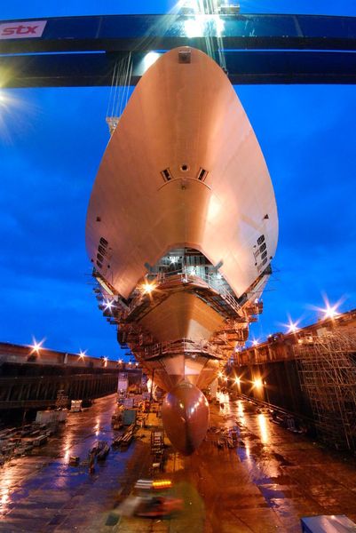 Für 40 Mio. Euro darf GF Piping Systems Rohre und Dienstleistungen für die nächsten Passagierdampfer von STX France liefern. (GF / STX France)