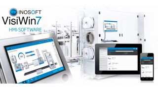 Die Prozessvisualisierungs-Software VisiWin mit neuem Plain Style und funktionellen Verbesserungen. Sie bietet laut Inosoft unzählige parametrierbare Systemfunktionen für Maschinenbauer. (Inosoft)