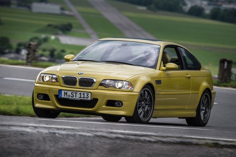Der E46 startete im Jahr 2000 als M3 Coupé. (BMW)