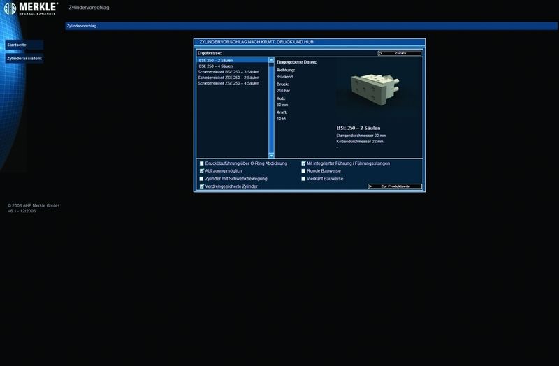 Arbeiten mit dem ‚Zylindervorschlag‘: Nach der Auswahl eines Zylindertyps können weitere Wunschoptionen markiert werden. (Archiv: Vogel Business Media)