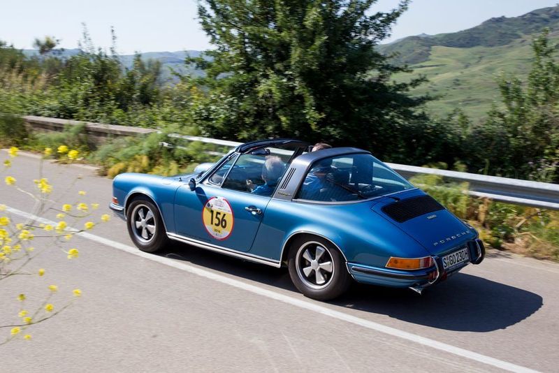 Oldtimer-Rallyes mit Wertungsprüfungen sind seine Hauptbeschäftigung. (Porsche)