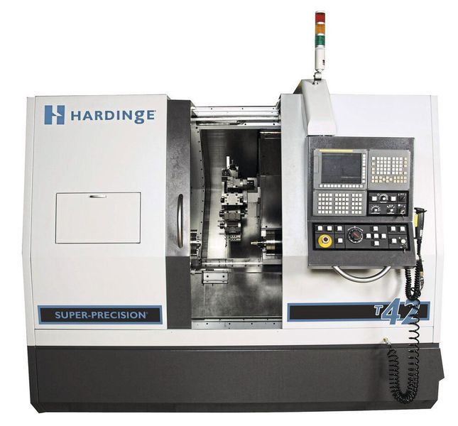 The Hardinge T42 SP turning centre on exhibit is suited for productive and reliable manufacturing. (Jones & Shipman Hardinge)