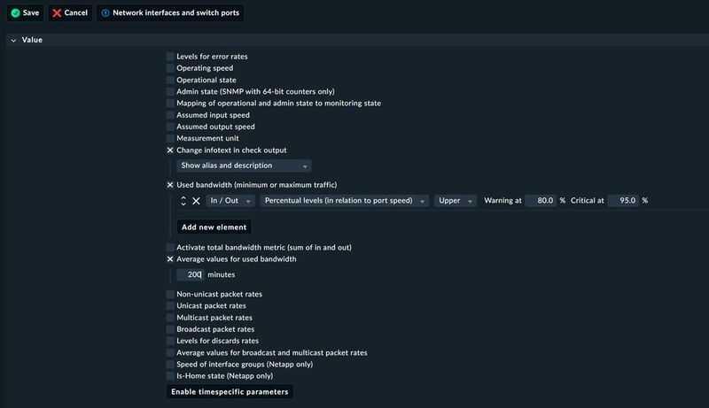 Abbildung 6: Service-Monitoring-Regel: Feintuning auch für einzelne Ports. (Bild: Mirco Lang - Checkmk)