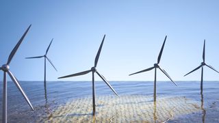 Das neue Kolkschutzsystem CONTI SCOUR PROTECT von Contitech besteht aus dünnen Gummimatten, die sich dem Verlauf des Meeresbodens anpassen. Dank ihrer elastischen Eigenschaften nehmen sie die Energie der Wellen und Wirbel auf und verhindern, dass der Sand um die Anlage fortgespült wird. (Bild: Contitech)