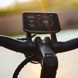 Imposant ist das große Farbdisplay in der Lenkermitte.(Bild:  Niu)