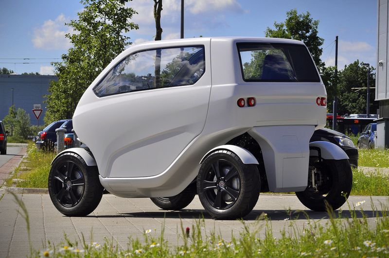 Rückansicht des EO smart connecting car 2. (Bild: Timo Birnschein, DFKI GmbH)