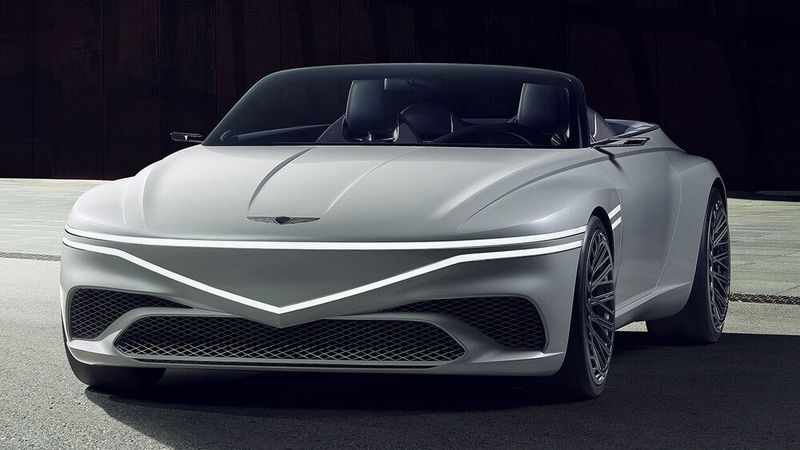Genesis zeigt die batterieelektrische Studie X Convertible.  (Bild: Genesis)