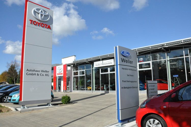 Weller Automobile hat 2013 die Marke Ford an einen neuen Standort ausgelagert. Zusätzlich kam Toyota ins Portfolio. (Foto: Wehner)