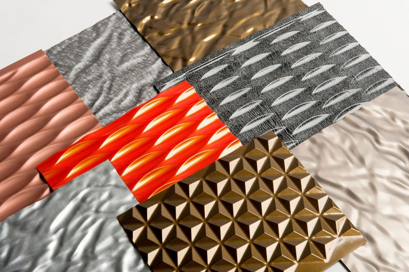 Der Pladur-Flachstahl ermöglicht frei programmierbare 3D-Geometrien für die Oberfläche. (Bild: Thyssenkrupp)