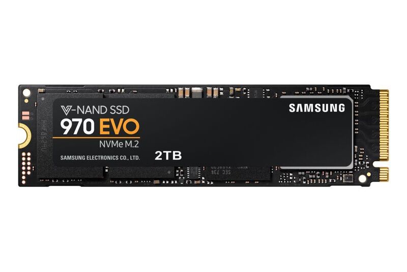 Die 970 Evo mit TLC-V-NAND wird nun erstmals mit 2 TB Kapazität angeboten. (Samsung)