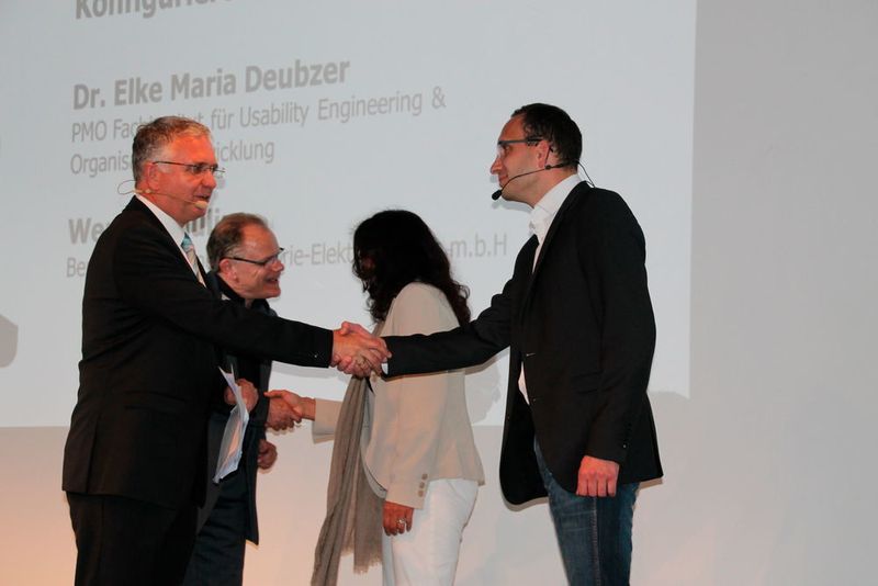In diesem Jahr wurde auf dem Industrial Usabiltiy Day erstmals der Industrial Usability Award verliehen. Den ersten Platz konnte die Einreichung von PMO Usability-Engineering und B&R sichern – Copy & Paste: noch nie war Hardware-Konfiguration leichter. (Sariana Kunze/elektrotechnik)