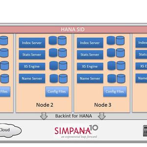 SAP-HANA-Multi-Node-Architektur mit Simpana 10