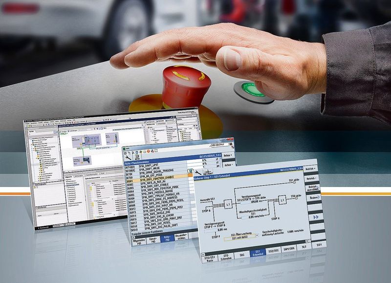 Mit der steuerungsintegrierten Software Safety Integrated plus präsentiert Siemens eine neue Version der bisherigen Funktion Safety Integrated (SI) für die Sinumerik 840D SI. Damit sollen die Maschinenhersteller die Anlagenprojektierung um 50 % und die Inbetriebnahme um rund 20 % beschleunigen können. (www.siemens.com/press)