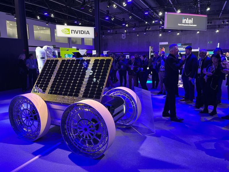 Mit dem FLIP von Astrolab will HPE ganz hoch hinauf. Der Rover mit HPE-Computing-Komponenten soll im kommenden Jahr zum Mond starten. (Bild: Vogel IT-Medien)