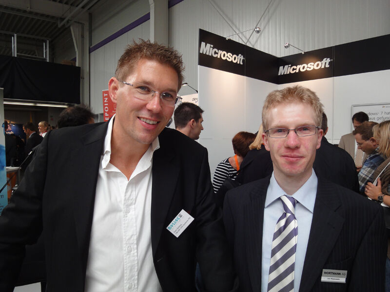 Sven Spitzley, Online USV-Systeme, und Lars Wopkemeier, Wortmann (Archiv: Vogel Business Media)