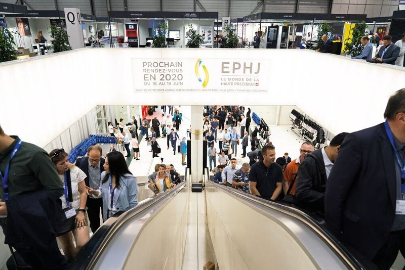 In der Regel kann die EPHJ rund 20 000 Fachbesucher auf dem Gelände der Palexpo begrüssen. Hier ein Bild von der EPHJ im Jahr 2019. (Palexpo)