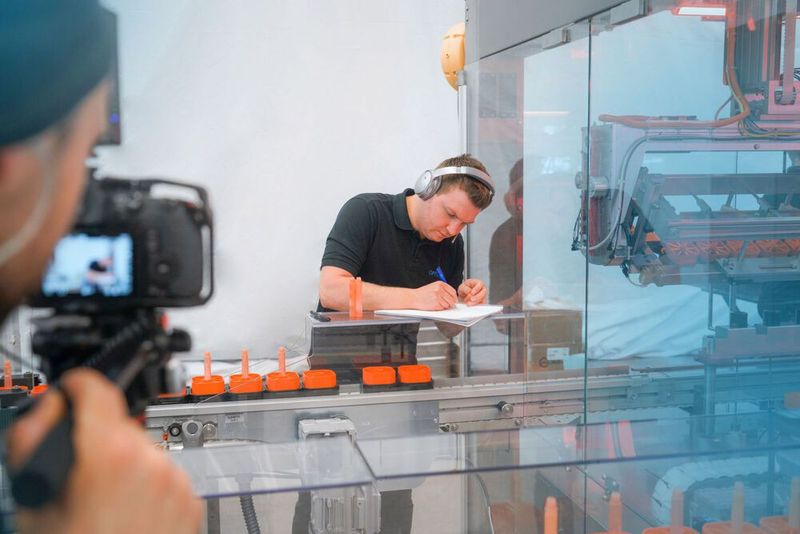 Mitarbeiter von Optima dokumentieren detailliert alle Funktionstests. (Bild: Optima)