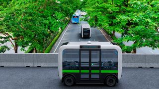 Damit autonome Shuttle in Zukunft durch die Städte fahren können, muss nicht nur die Technik passen, sondern auch die Infrastruktur. (©kinwun - stock.adobe.com)