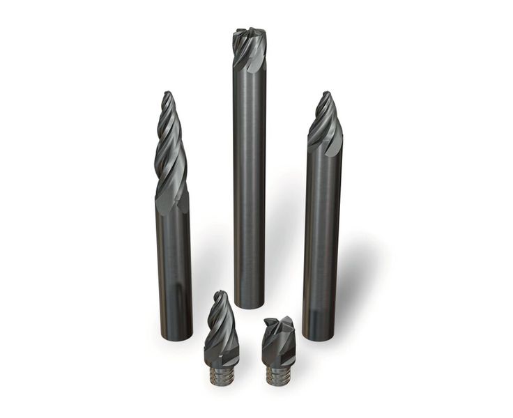 Eines der Highlights am Iscar-Stand sind die neuen VHM-Werkzeuge der Neobarrel-Linie zum Vorschlichten, Schlichten oder 3D-Profilfräsen in der Luft- und Raumfahrtindustrie, dem Werkzeug- und Formenbau sowie der Medizintechnik. (Bild: Iscar)