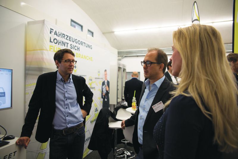 Am TomTom Telematics Stand war die Ortung ein großes Thema. (52Grad Wagner Deters-Prohl GbR)