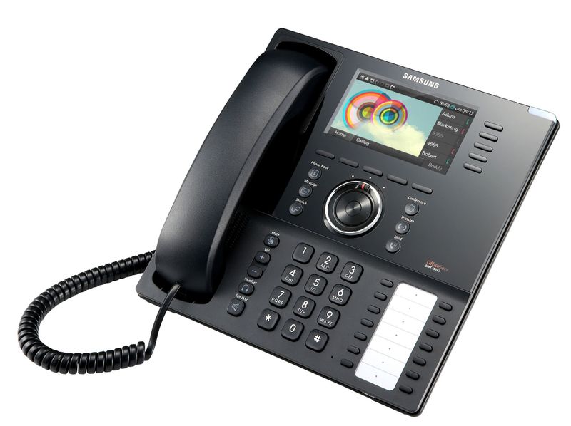 Samsung setzt auf Voice-over-IP-Technologie und vereinfacht mit seinen neuen Endgeräten die Kommunikation via Internet. Die VoIP-Telefone von Samsung können ab sofort mit SIP basierten ITK-Systemen und IP-Centrex Lösungen betrieben werden.  (Archiv: Vogel Business Media)