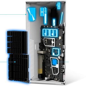 Das Roamii BE Pro von MSI basiert auf der Dragonwing-N7-Plattform von Qualcomm mit einem 1,5-GHz-Quadcore-Prozessor. Der Kühlkörper ist mit einer Nanokohlenstoffbeschichtung versehen.(Bild:  MSI)