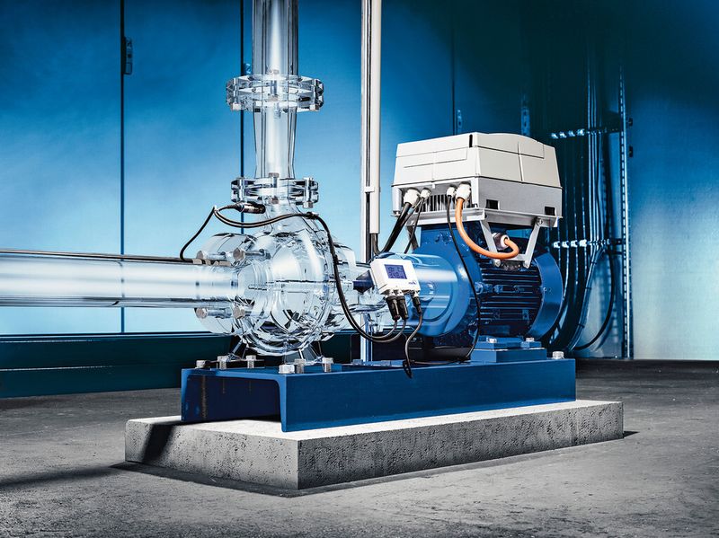 Mit seinem Energieeffizienzkonzept Fluid Future durchleuchtet KSB Pumpensysteme. (Bild: KSB)