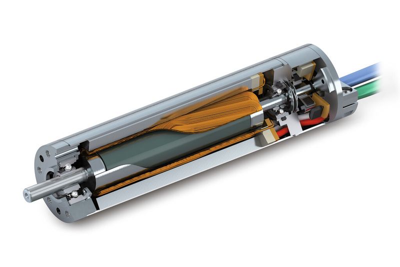 Ein Blick in das Innenleben des EC22 HD-Motors mit der speziellen Wicklung, System maxon. (Bild: Maxon Motor)