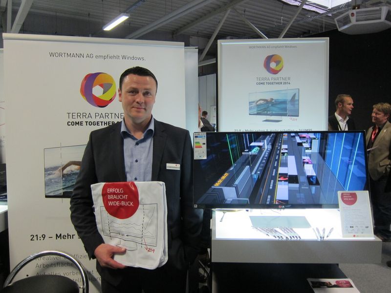 Jörg Hartmann (LG) hat immer und überall den „Wide-Blick“. (IT BUSINESS)