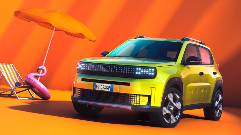 Fiat hat die Neuauflage des Kleinwagen-Klassikers Panda enthüllt, der künftig den Namenszusatz Grande trägt.(Bild:  Fiat)