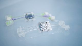 Beispiel für ein mikrophysiologisches System, das für Wirkstofftests eingesetzt wird. (Bild: Imec)