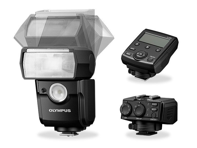 Als Ergänzung zur neuen OM-D E-M1X bringt Olympus ein wetterfestes Blitzsystem auf den Markt, bestehend aus Blitz FL-700 WR, Funkauslöser FC-WR und Funkempfänger FR-WR. Insbesondere für kabellose Shootings ist das Set geeignet. (Panasonic)