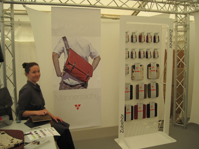 Leona Hohmann von Ackermann zeigte außergewöhnliche Produkte. (Archiv: Vogel Business Media)
