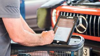 Digitalisierter Werkstattprozess: Die Herbrand-Gruppe setzt auf papierlosen Service und hat dafür Software entwickelt, die auch andere Kfz-Betriebe einsetzen können.   (Bild: Andreas Stubbe)