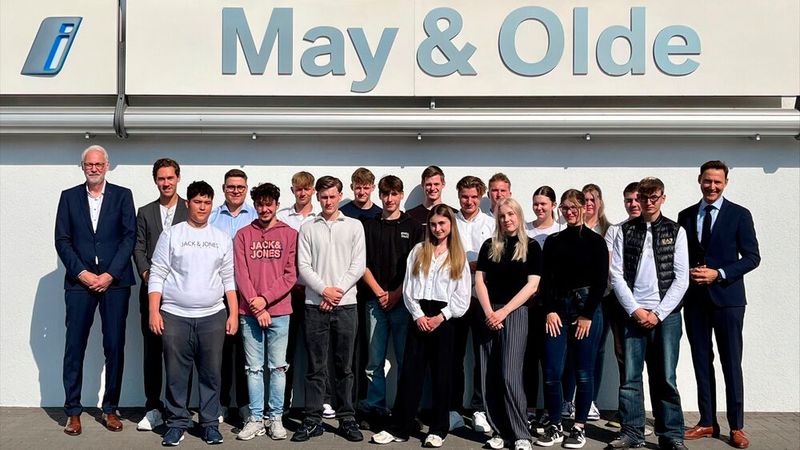 22 Auszubildende starten dieses Jahr ihre Ausbildung bei May & Olde.(Bild:  May & Olde)
