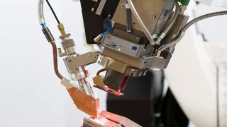 Der Laserscanner der neuen Technologie Brightline Scan arbeitet sehr fokussiert. (Bild: Trumpf)