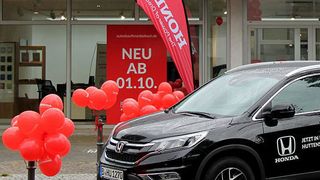 Seit dem 1. Oktober gibt es am neuen Koch-Standort in der Huttenstraße 50 in Berlin Hondas zu kaufen. (Koch-Gruppe)