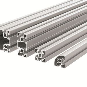 Mechanik-Grundelemente (MGE) von Rexroth: Mit dem größten Profilbaukasten weltweit, bestehend aus über 100 Strebenprofilen, lassen sich die verschiedensten Aufgaben lösen.