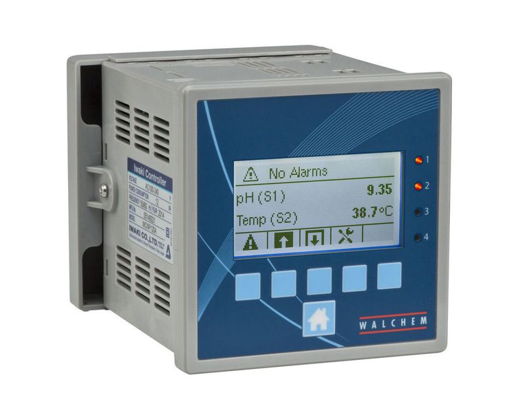 Anschlussbereiter W100P-Regler, der einfach in die Schalttafel montiert wird. (MPT Meß- und Prozeßtechnik)