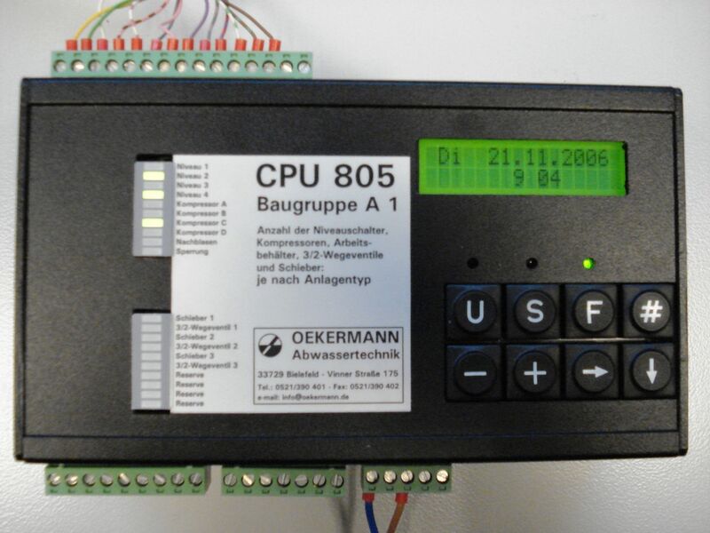 Die elektronische Steuerung CPU 805 ist eine Eigenentwicklung von Oekermann. Die Komponenten und Baugruppen bezieht das Unternehmen vom Bremer Spezialdistributor Distrelec Schuricht. (Bilder: Distrelec Schuricht)