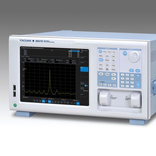 Der optische Spektrumanalysator AQ6375E und sein Bruder der AQ6376E bedienen das nahe und mittlere Infrarot. Der optische Spektrumanalysator AQ6375E und sein Bruder der AQ6376E bedienen das nahe und mittlere Infrarot.