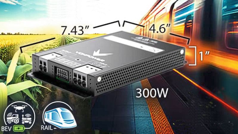 Robust und zuverlässig: die konduktionsgekühlten 300-W-DC/DC-Wandler der Serie VCCR300. (Bild:  Vox Power)