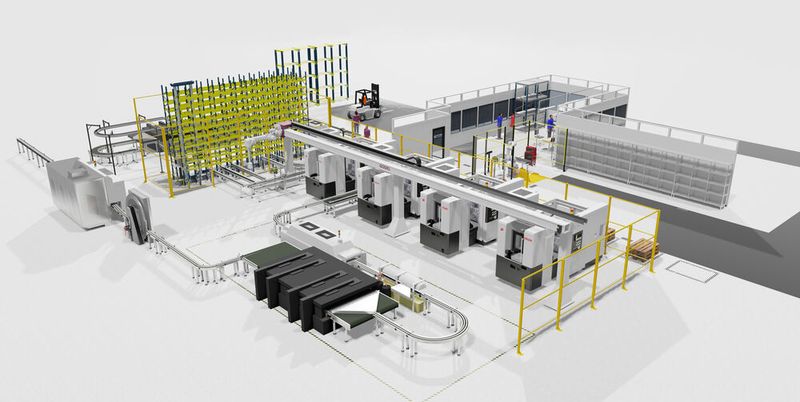 Die Zukunft der Fertigung wird bestimmt von nachweisbaren Produktivitätsgewinnen – mit mehr Digitalisierung, vernetzten Datenströme und simulationsgestützten Entscheidungen.  (Bild: Visual Components)