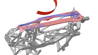 Aufgewendete Energie und Werkstoffkosten für die betrachtete Unterstruktur. Die Trade-Off- Präferenz von 10 Cent pro gespartem Megajoule führt zu einer eindeutigen Entscheidung: unidirektional kohlefaserverstärktes Epoxid. Bei Präferenzen von 8 Cent/MJ oder 15 Cent/MJ läge Indifferenz vor, andernfalls gibt es zu jeder Präferenz eine eindeutig nutzenoptimale Option. (Bild: MSE der RWTH Aachen)