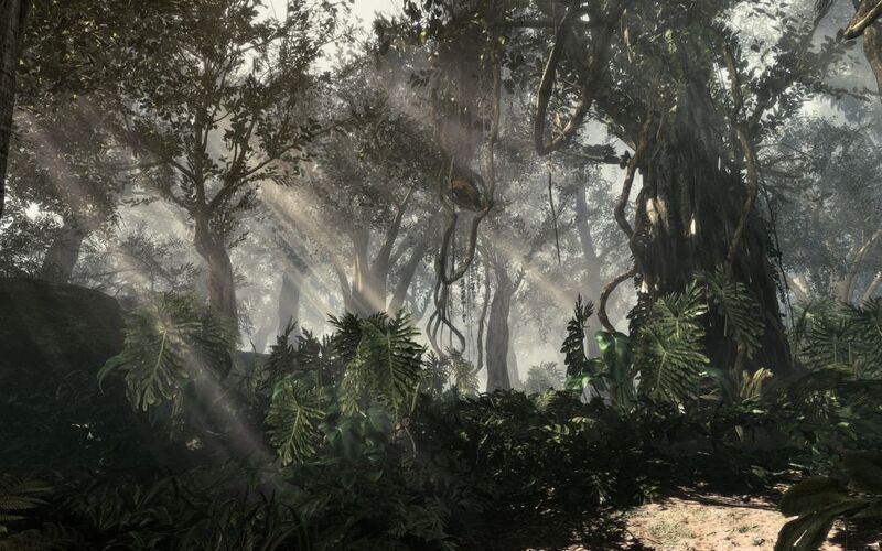 Beispiel einer Xbox One Anwendung: Ghosts Jungle Environment (Microsoft)