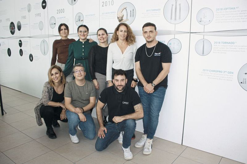 L'équipe OPEX constituée par Bien-Air Dental. (Source : Bien-Air Dental)